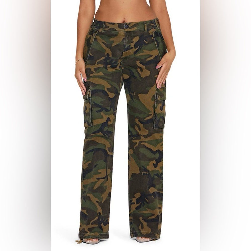 Naked Wardrobe Camouflage Cargo Pants